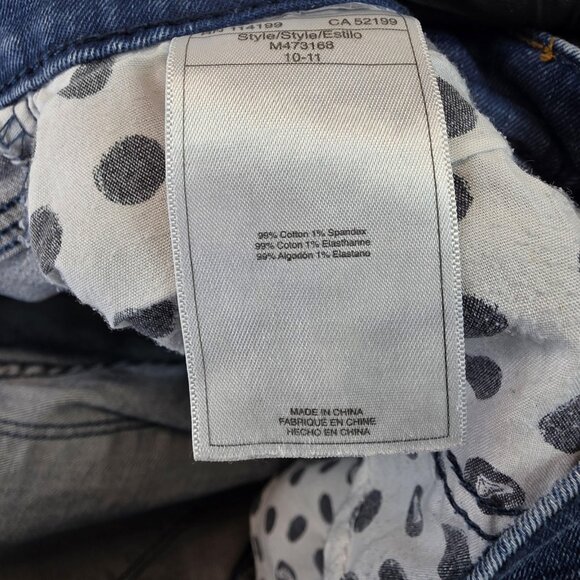 Roxy Jeans Womens Size 25 Blue Flare Bell Bottom Denim Stretch Juniors M473168 - Picture 14 of 15